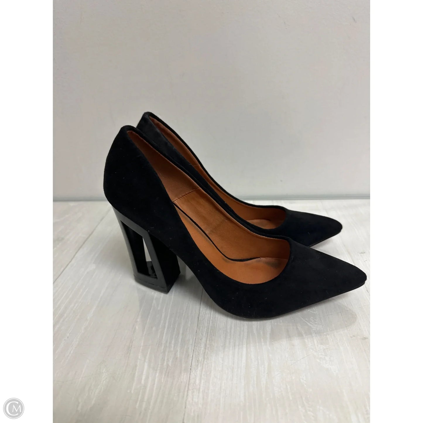 Shoes Heels Block By Clothes Mentor In Black, Size: 10