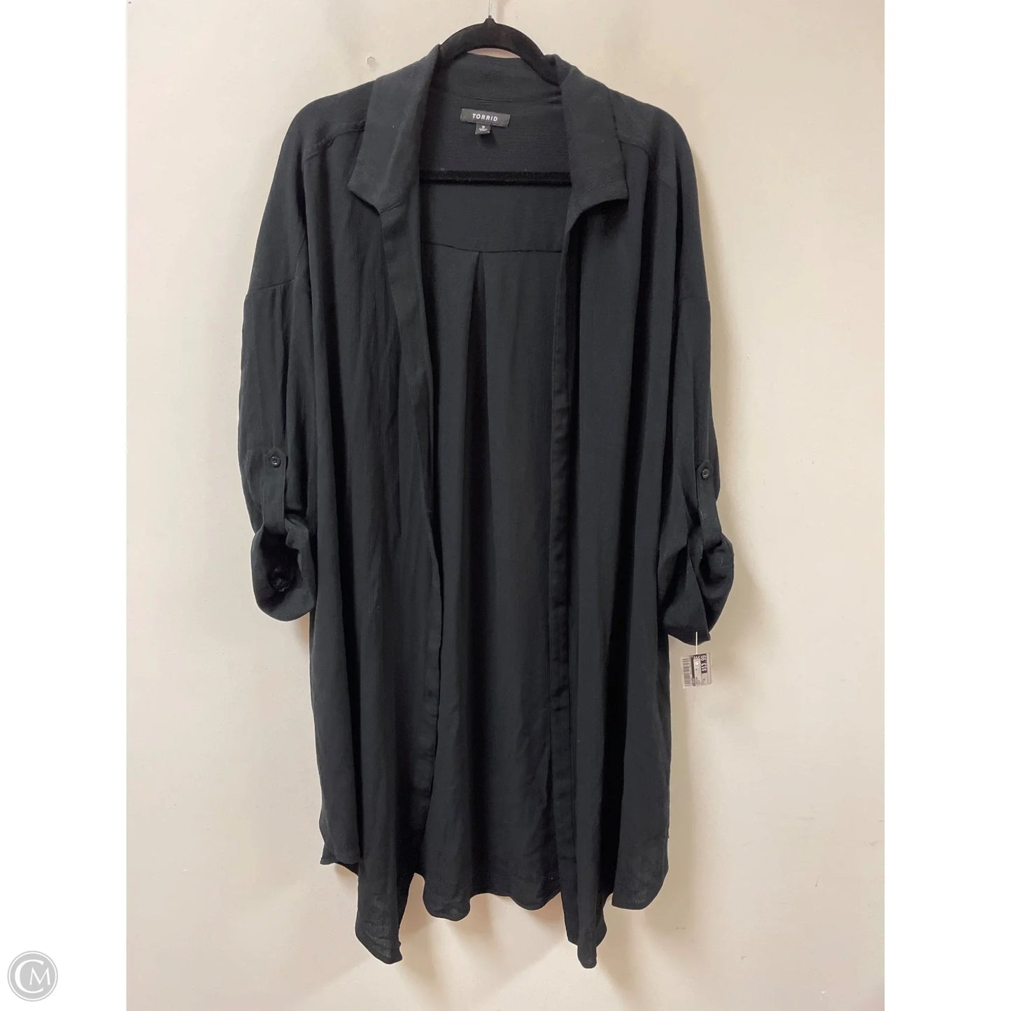 Cardigan By Torrid In Black, Size: 2x