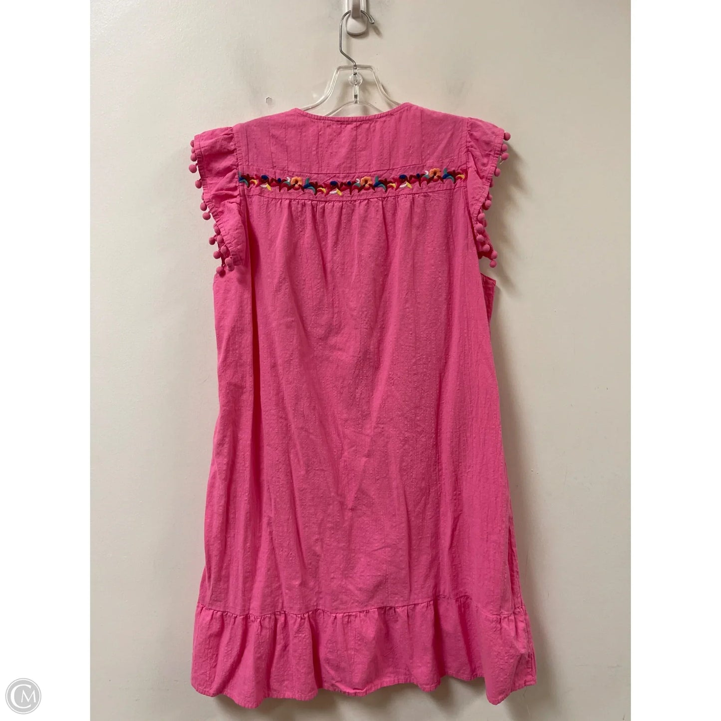 Dress Casual Short By Kirundo In Pink, Size: Xl