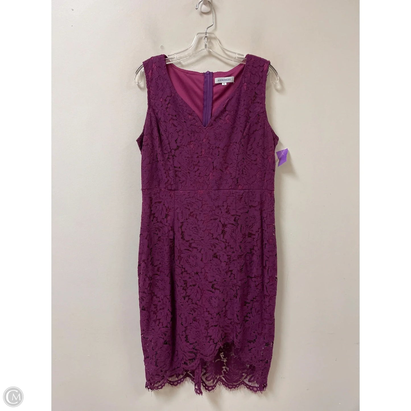 Dress Casual Midi By Clothes Mentor In Purple, Size: Xl