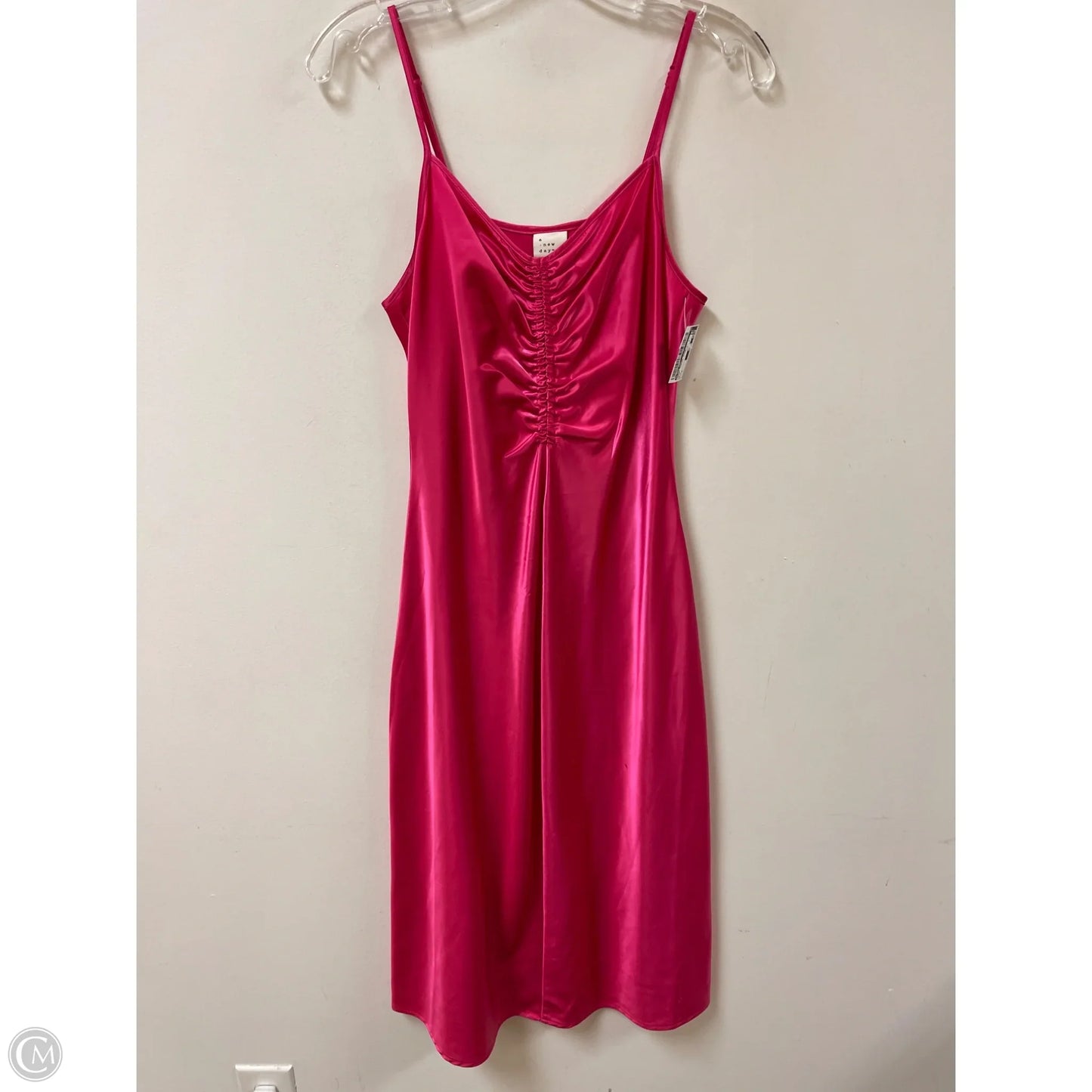 Dress Casual Midi By A New Day In Pink, Size: S
