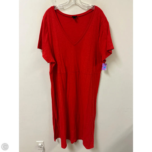 Dress Casual Maxi By Torrid In Red, Size: 3x
