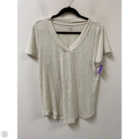 Top Short Sleeve By Market & Spruce In Cream, Size: M