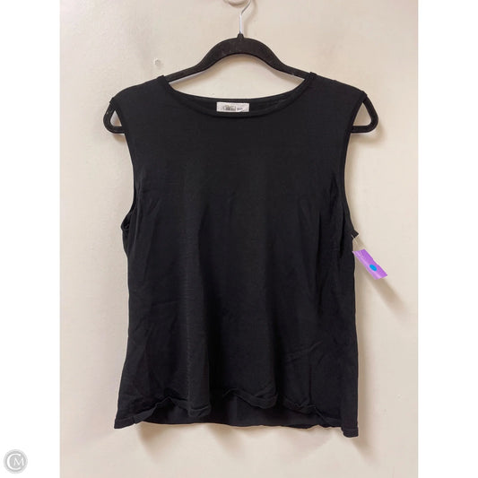 Top Sleeveless By Calvin Klein In Black, Size: M