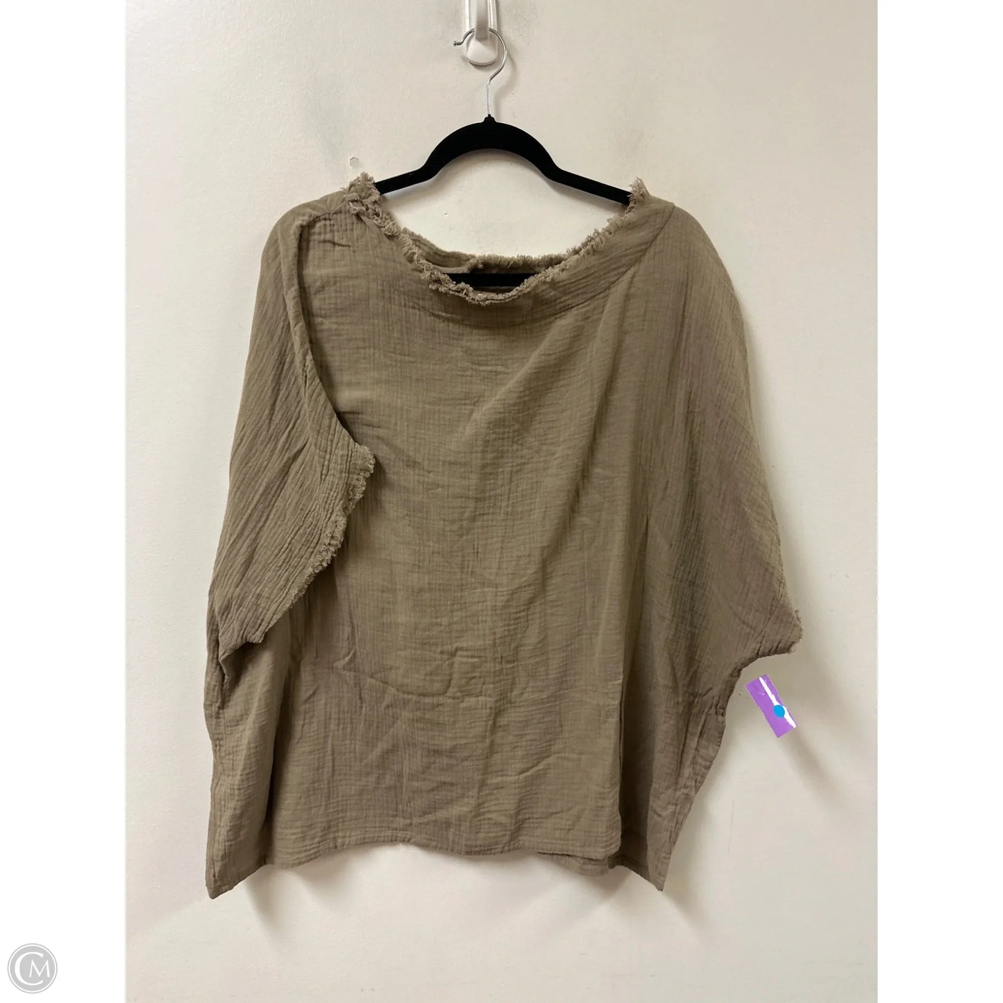 Top Short Sleeve By Clothes Mentor In Brown, Size: S