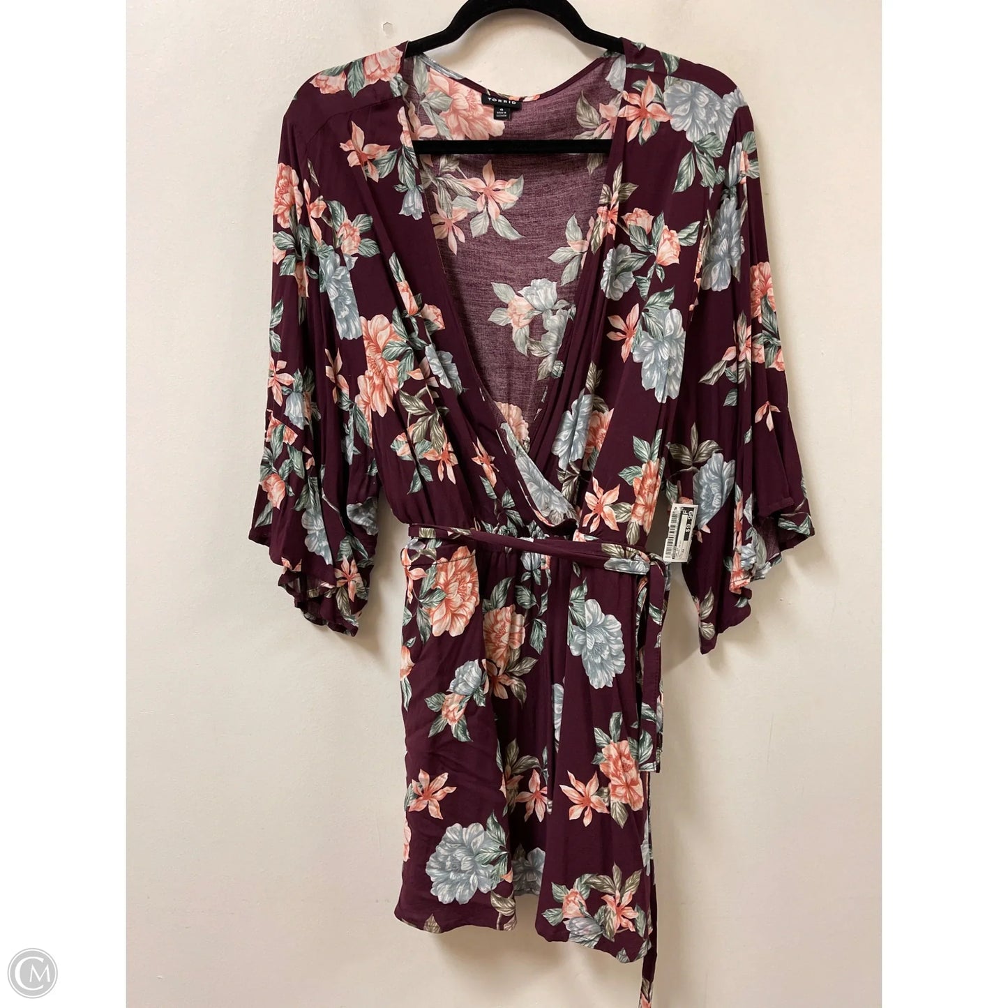 Top Short Sleeve By Torrid In Floral Print, Size: 4x