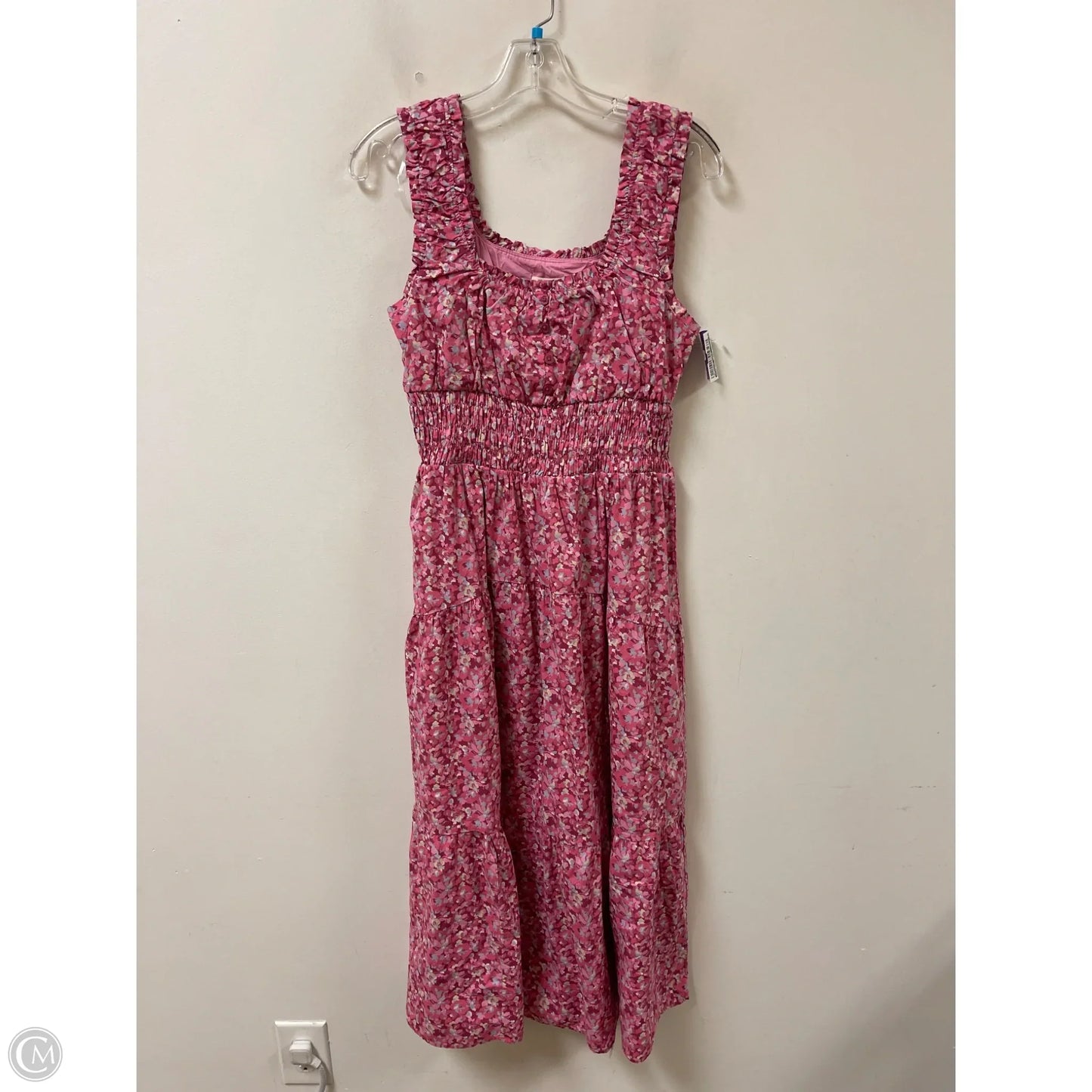 Dress Casual Midi By Universal Thread In Pink, Size: M