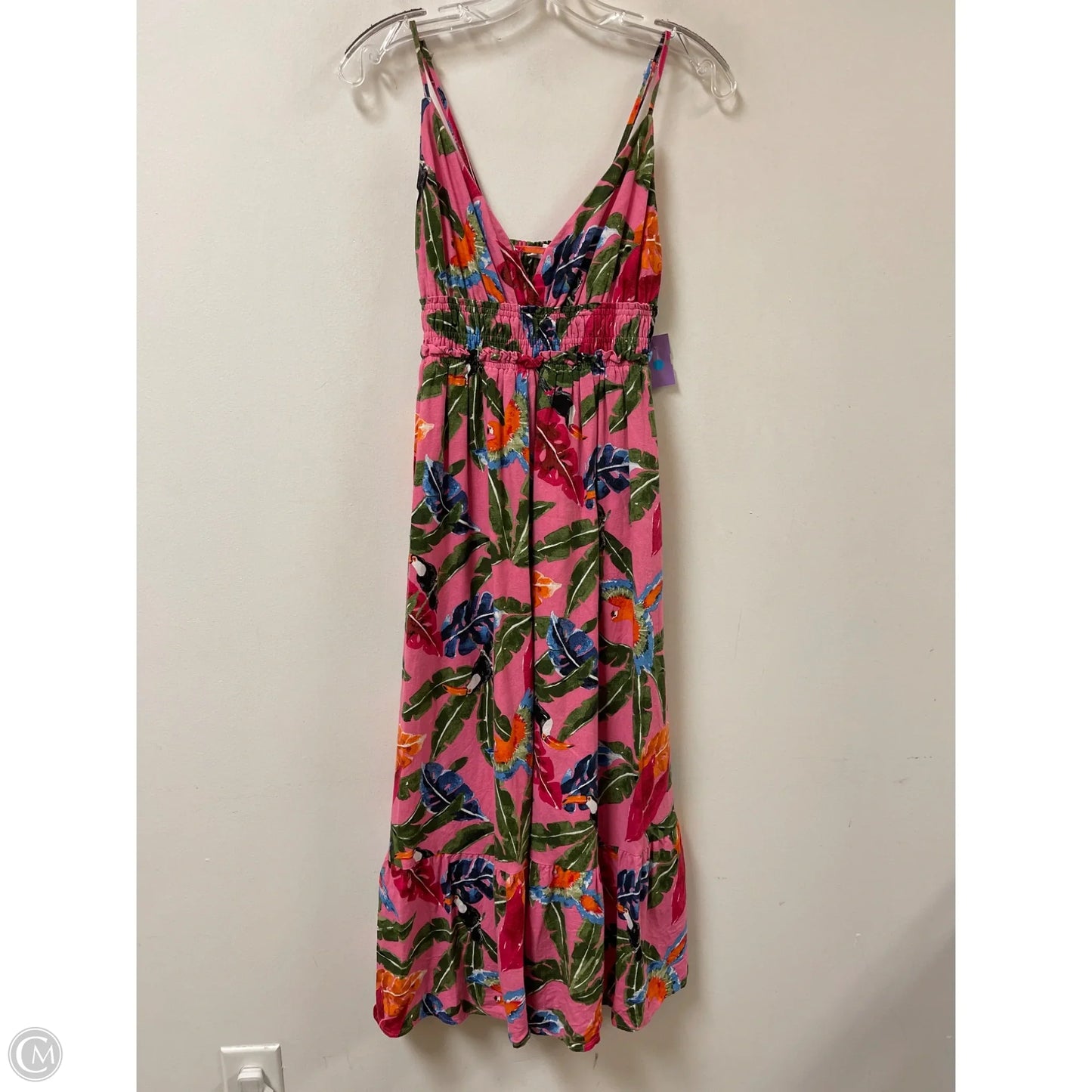Dress Casual Maxi By By The River In Tropical Print, Size: M