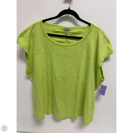 Top Short Sleeve By Talbots In Green, Size: 3x