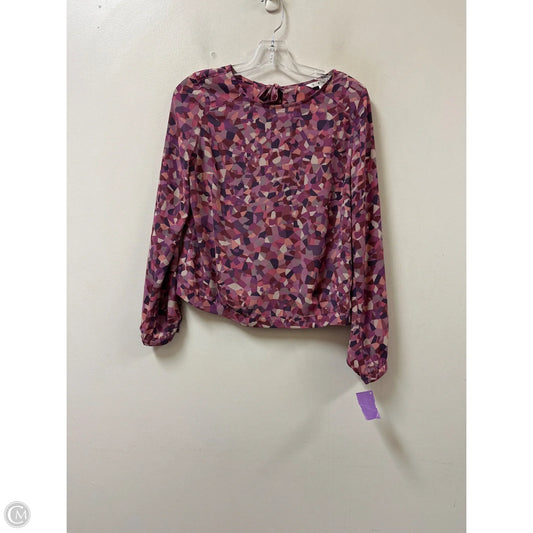 Top Long Sleeve By Cabi In Purple, Size: Xs