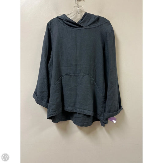 Top Long Sleeve By Flax In Grey, Size: S
