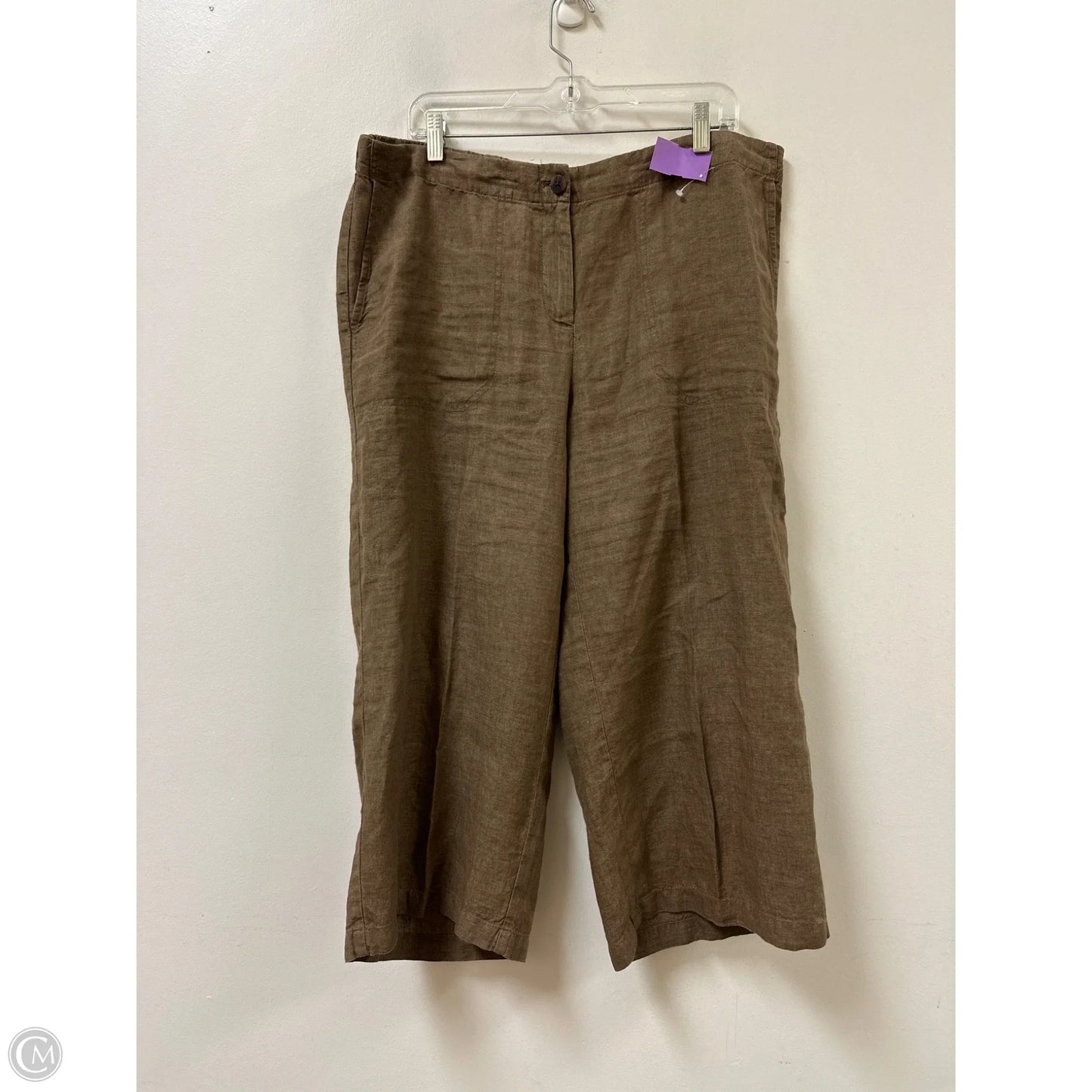 Pants Linen By J. Jill In Brown, Size: 16