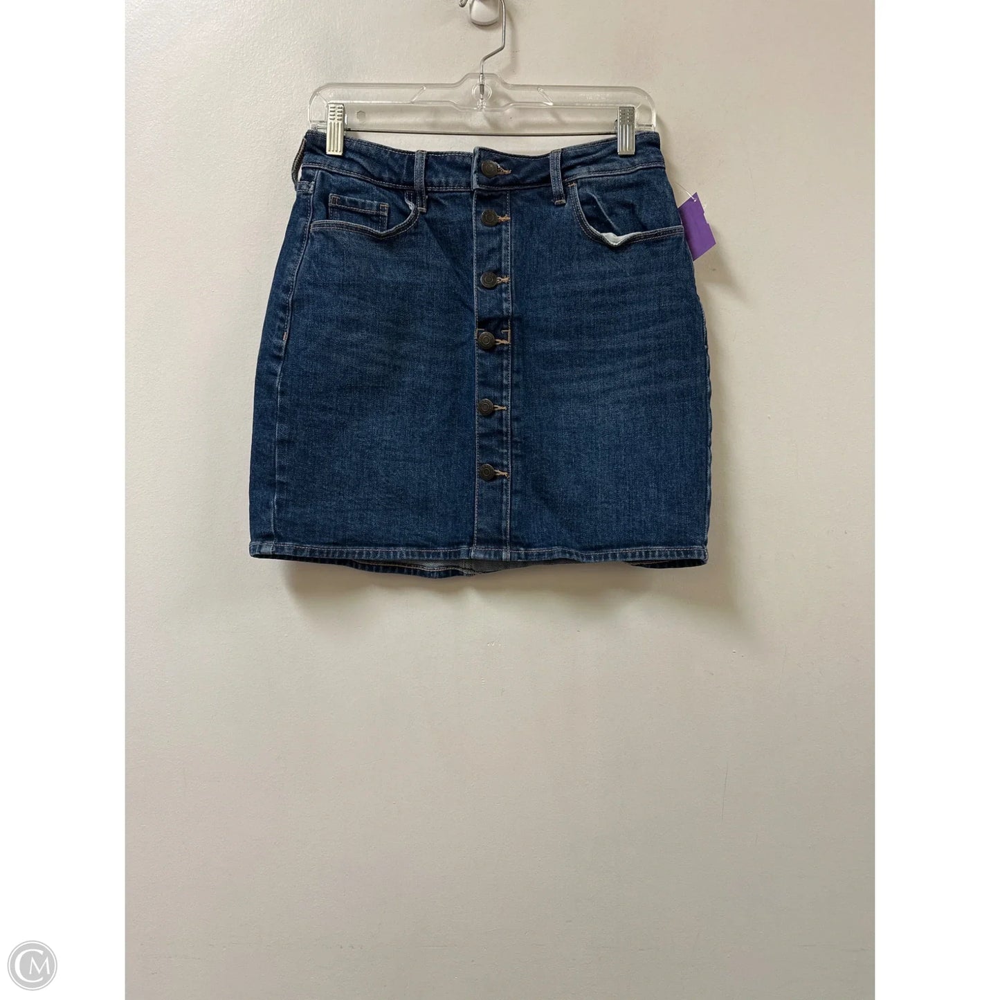 Skirt Mini & Short By Old Navy In Blue Denim, Size: 4