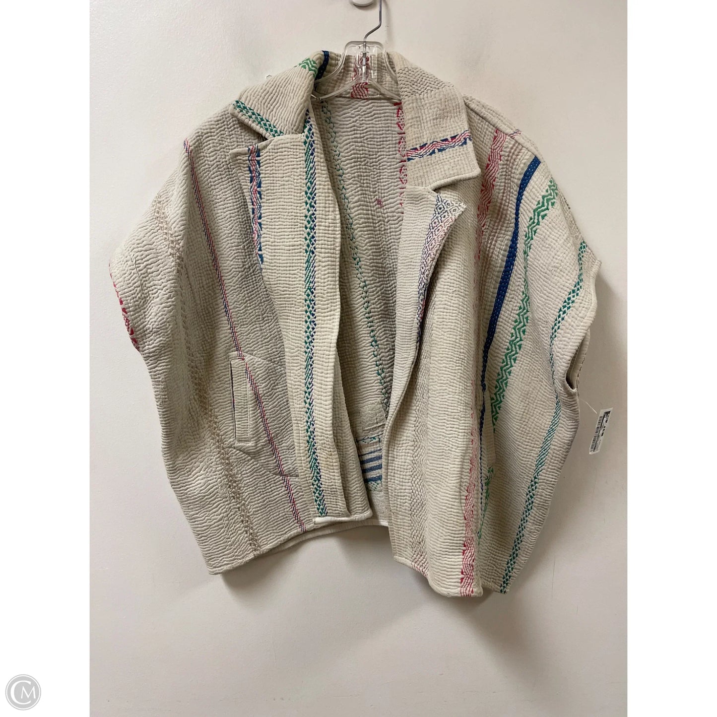 Jacket Other By Clothes Mentor In Striped Pattern, Size: Osfm