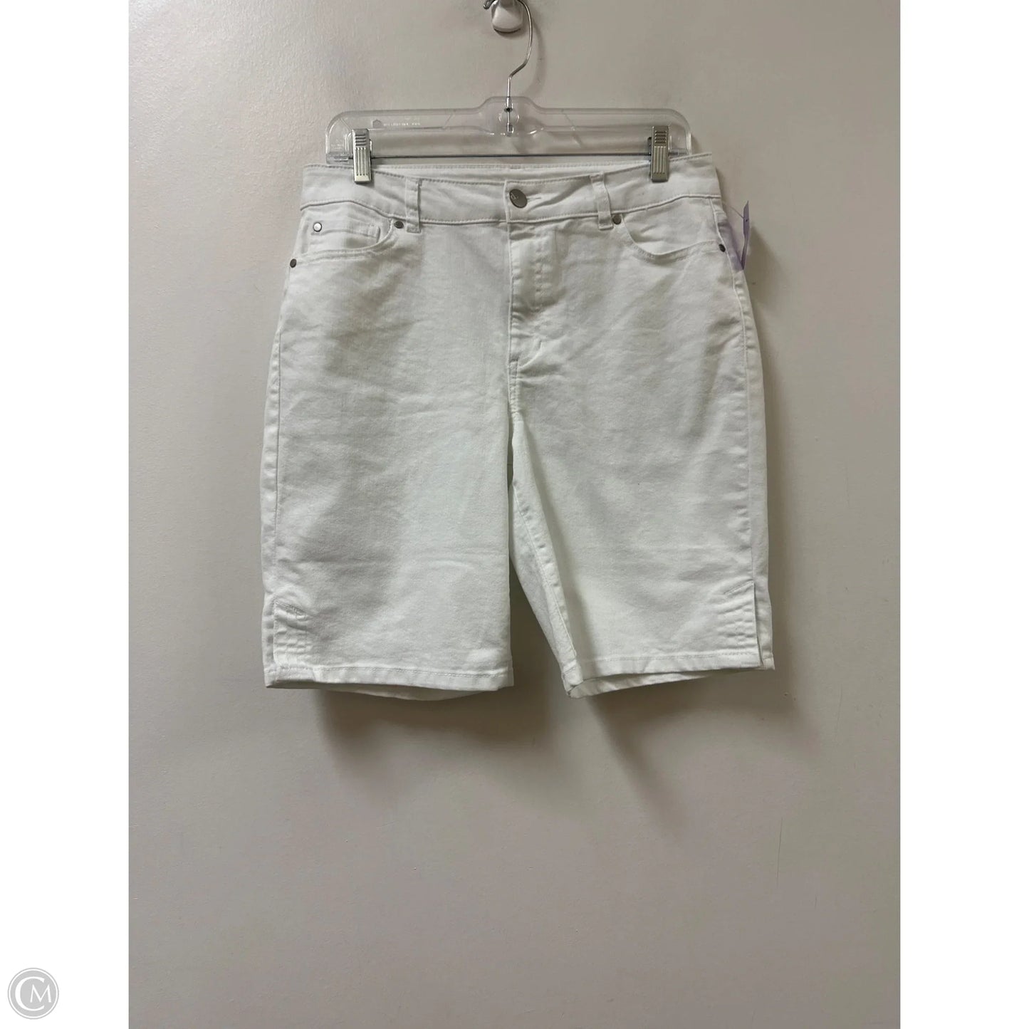 Shorts By D Jeans In White Denim, Size: 10