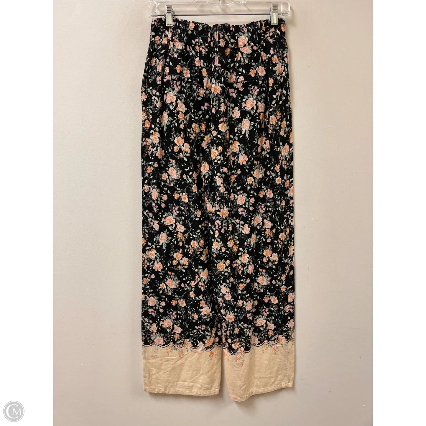 Pants Wide Leg By Lc Lauren Conrad In Black & Cream, Size: 2
