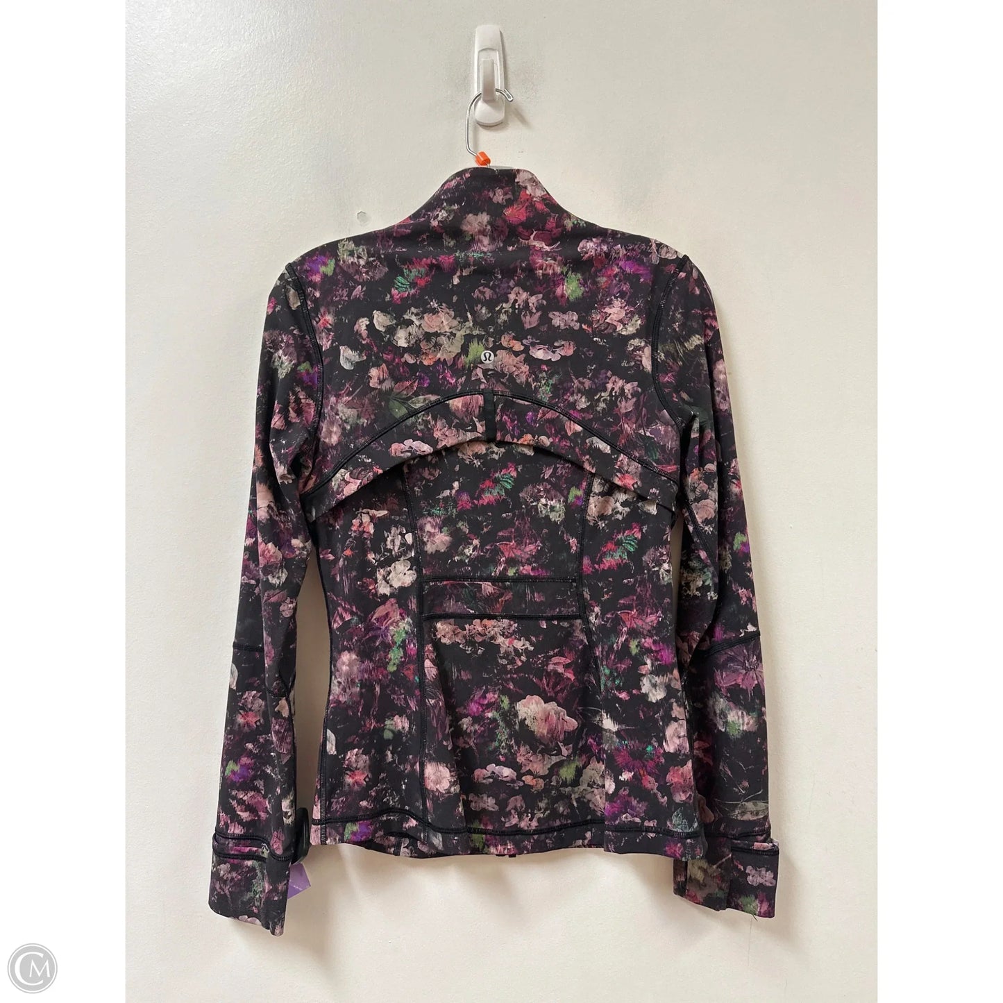 Athletic Jacket By Lululemon In Floral Print, Size: 8