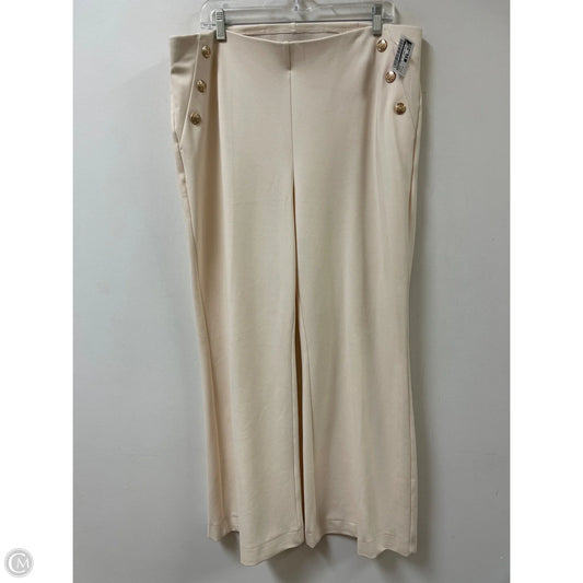 Pants Wide Leg By Chicos In Cream, Size: 16