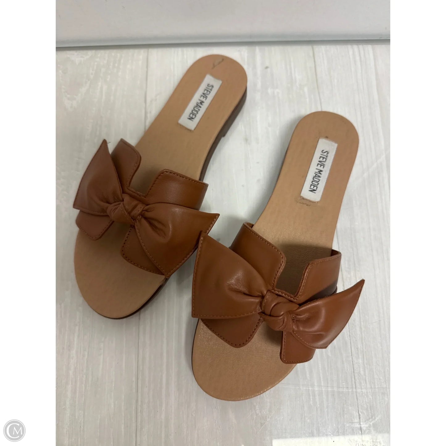 Sandals Flats By Steve Madden In Tan, Size: 8