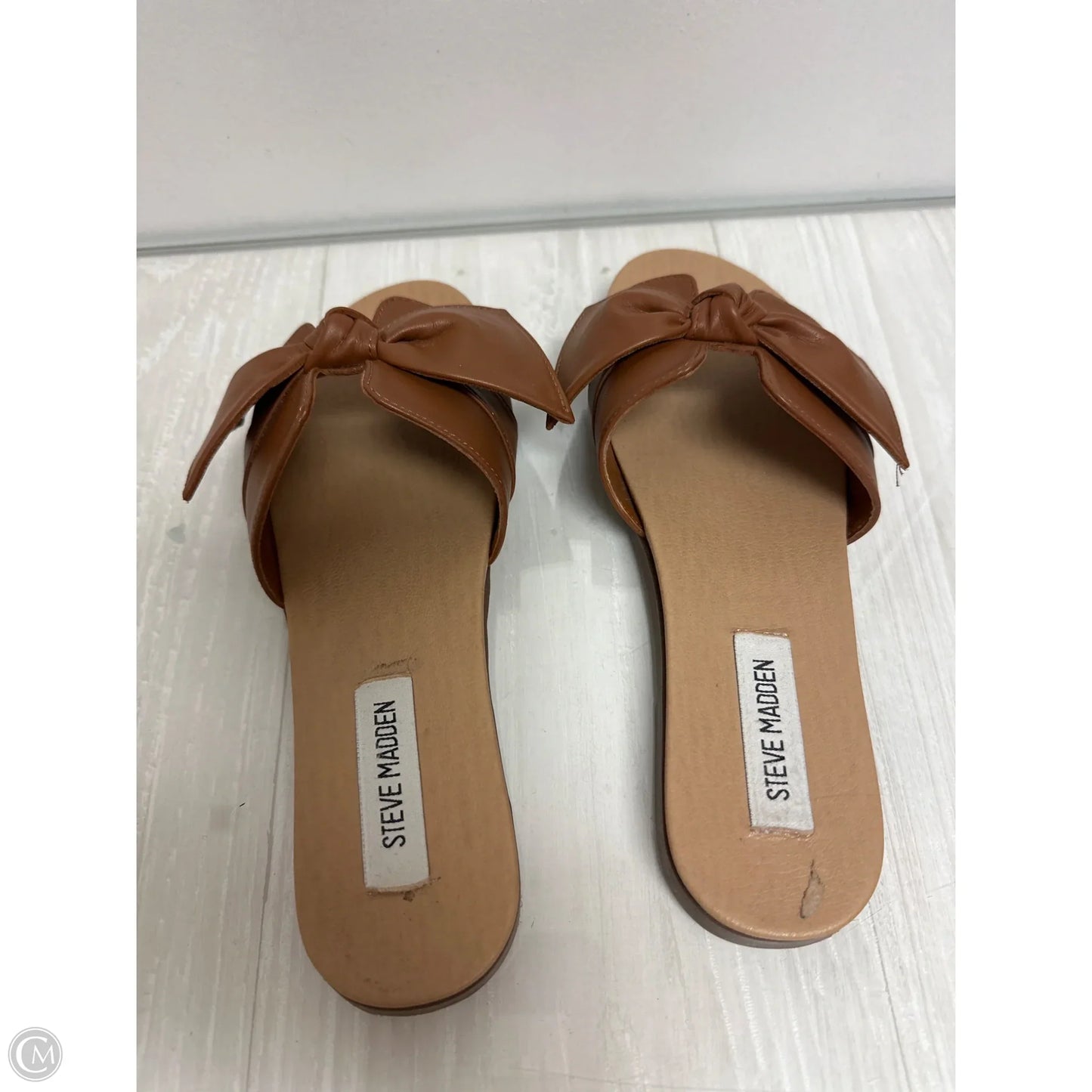 Sandals Flats By Steve Madden In Tan, Size: 8