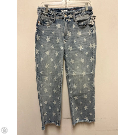 Jeans Straight By Judy Blue In Blue Denim, Size: 8