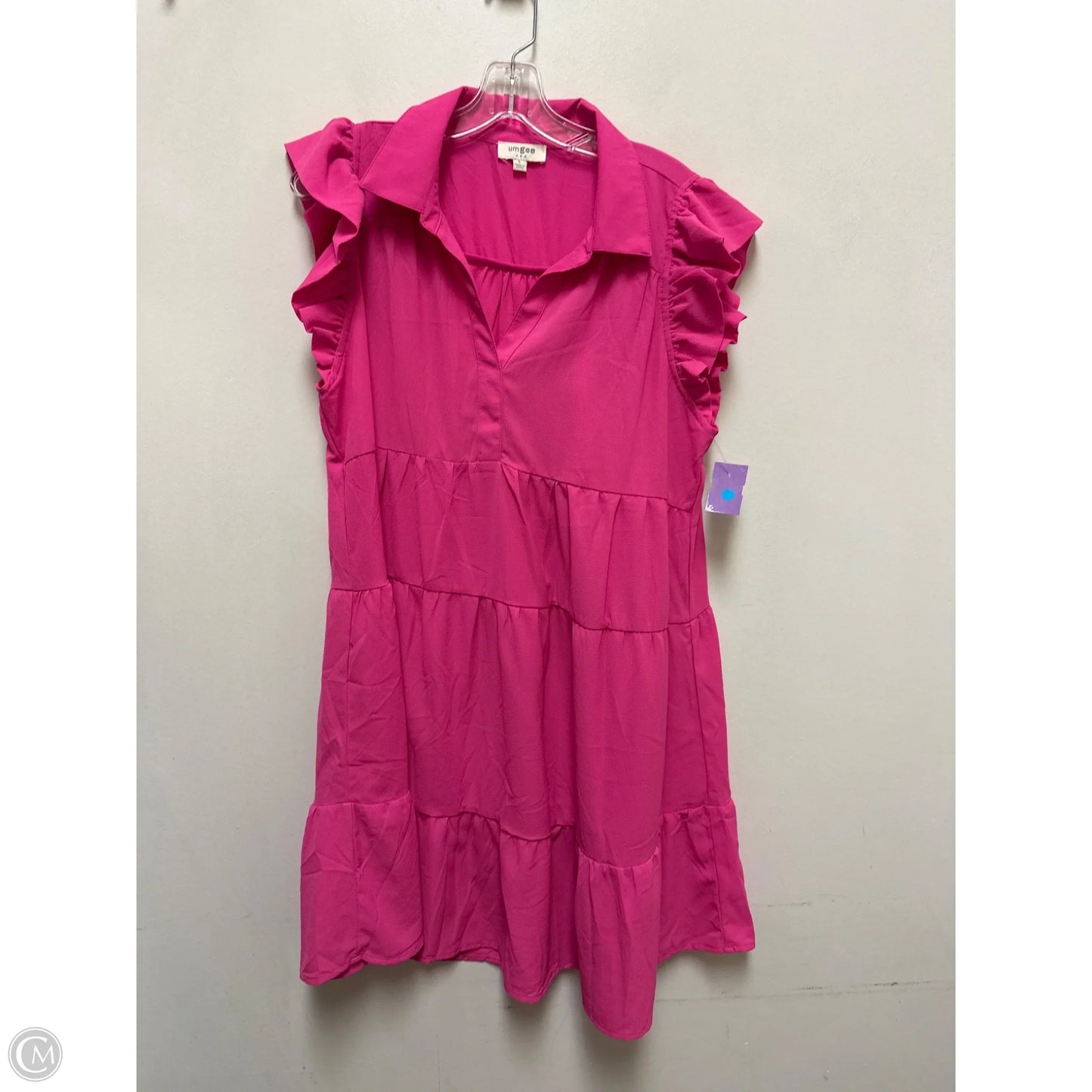 Dress Casual Short By Umgee In Pink, Size: L