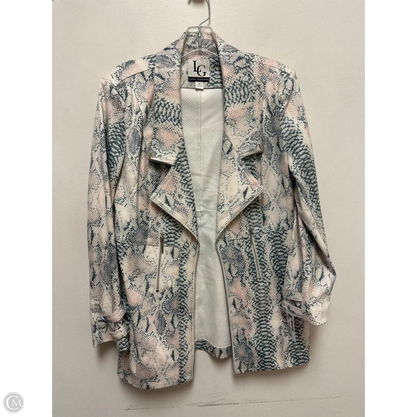 Jacket Other By Clothes Mentor In Snakeskin Print, Size: M