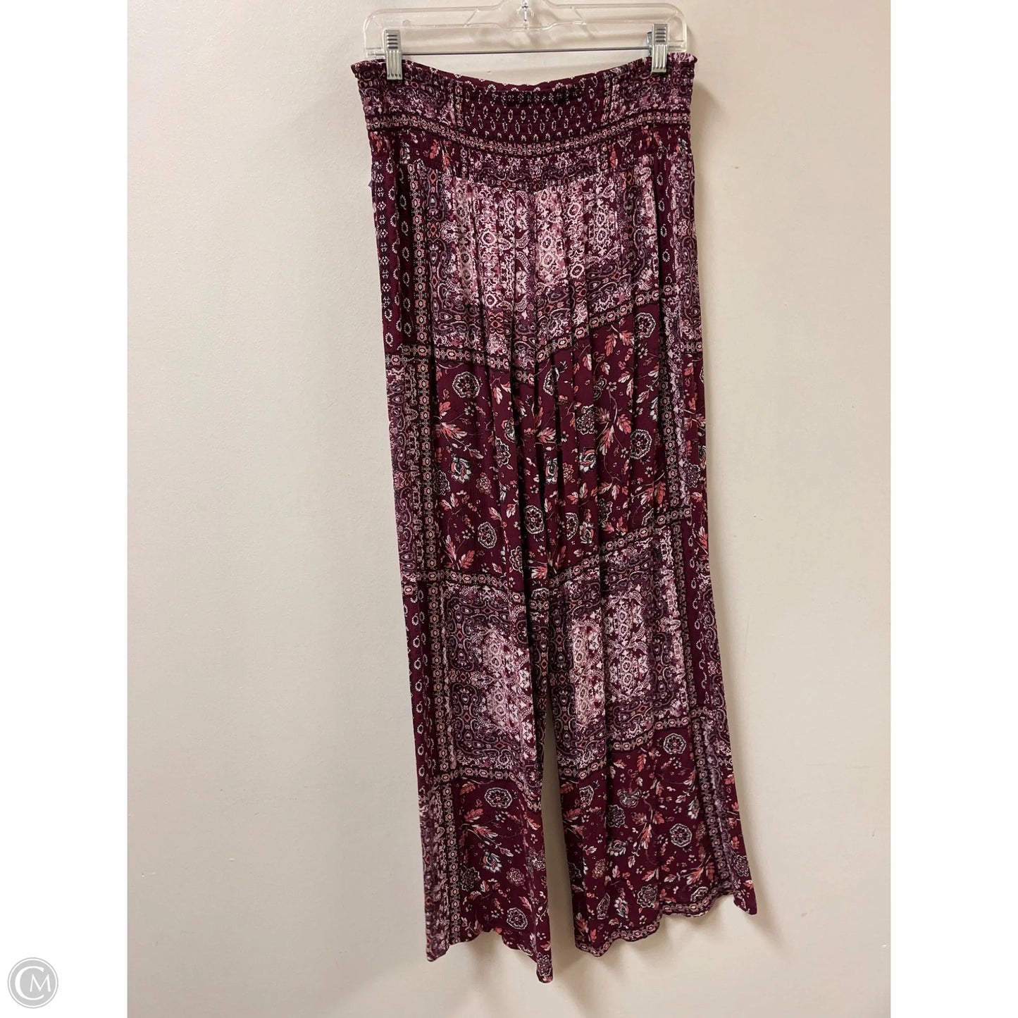 Pants Wide Leg By C Wonder In Purple, Size: 8