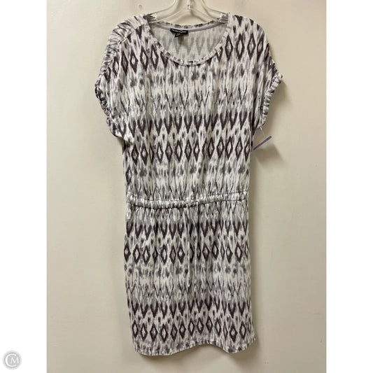 Dress Casual Short By Hilary Radley In Grey & White, Size: M