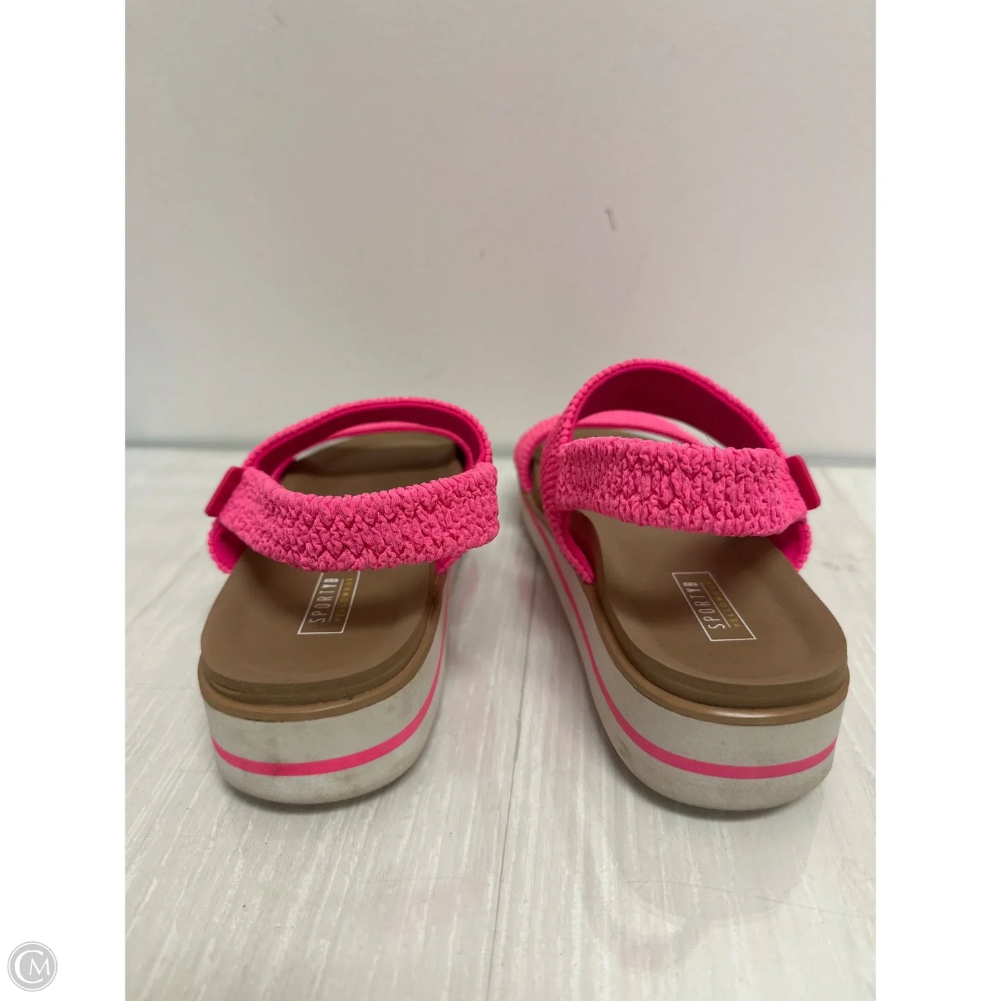 Sandals Flats By Yellow Box In Pink, Size: 8