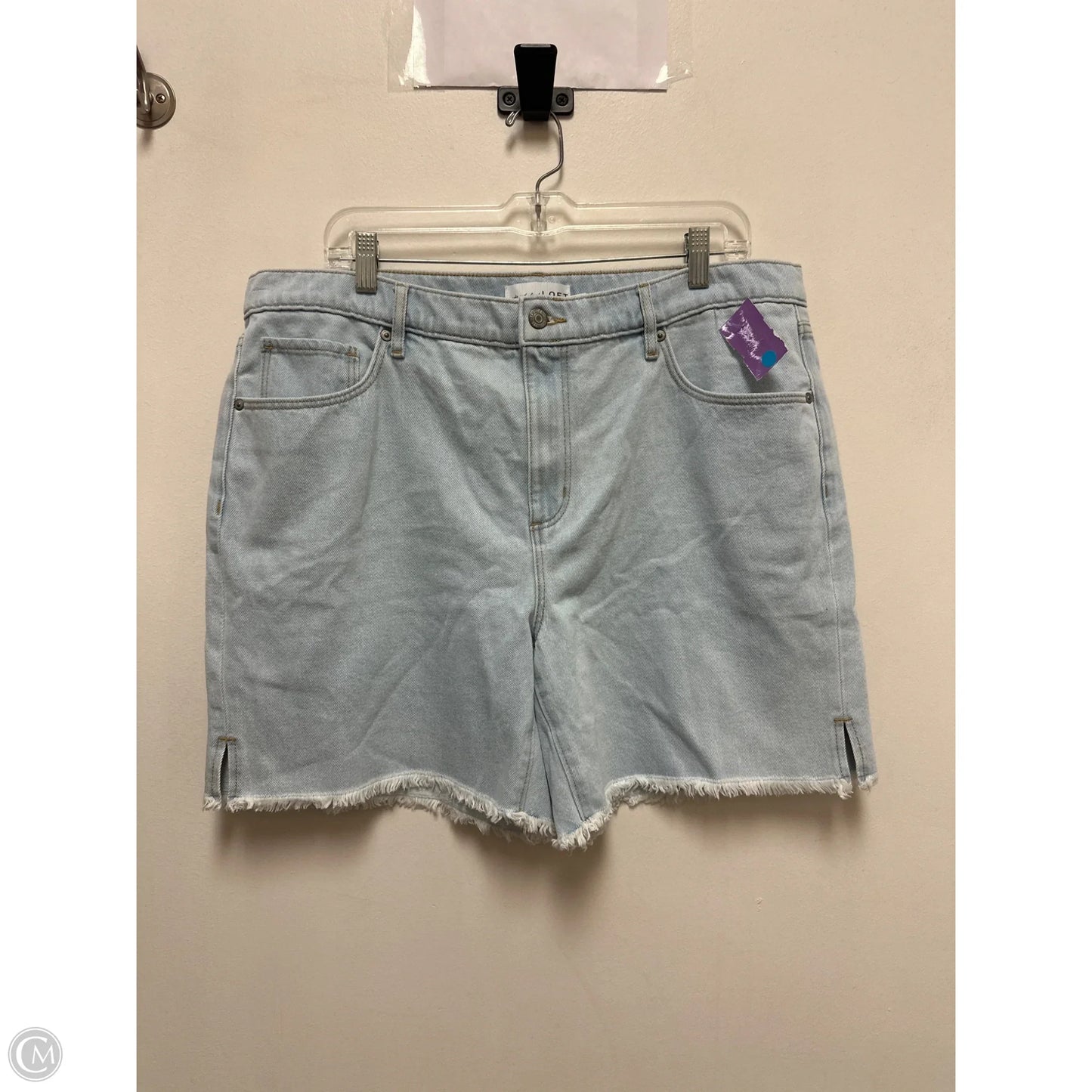Shorts By Loft In Blue Denim, Size: 14
