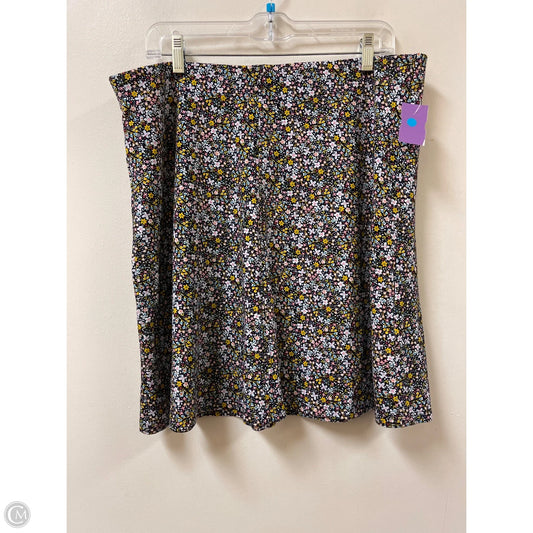 Skirt Mini & Short By Loft In Floral Print, Size: 12