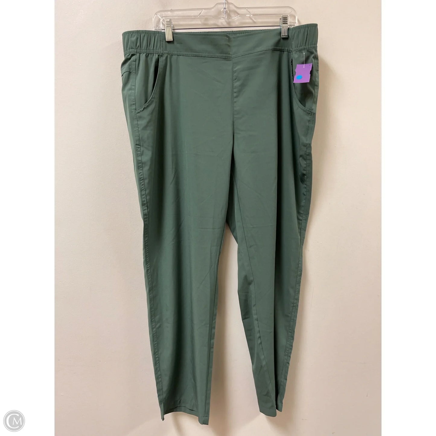 Athletic Pants By Eddie Bauer In Green, Size: Xl