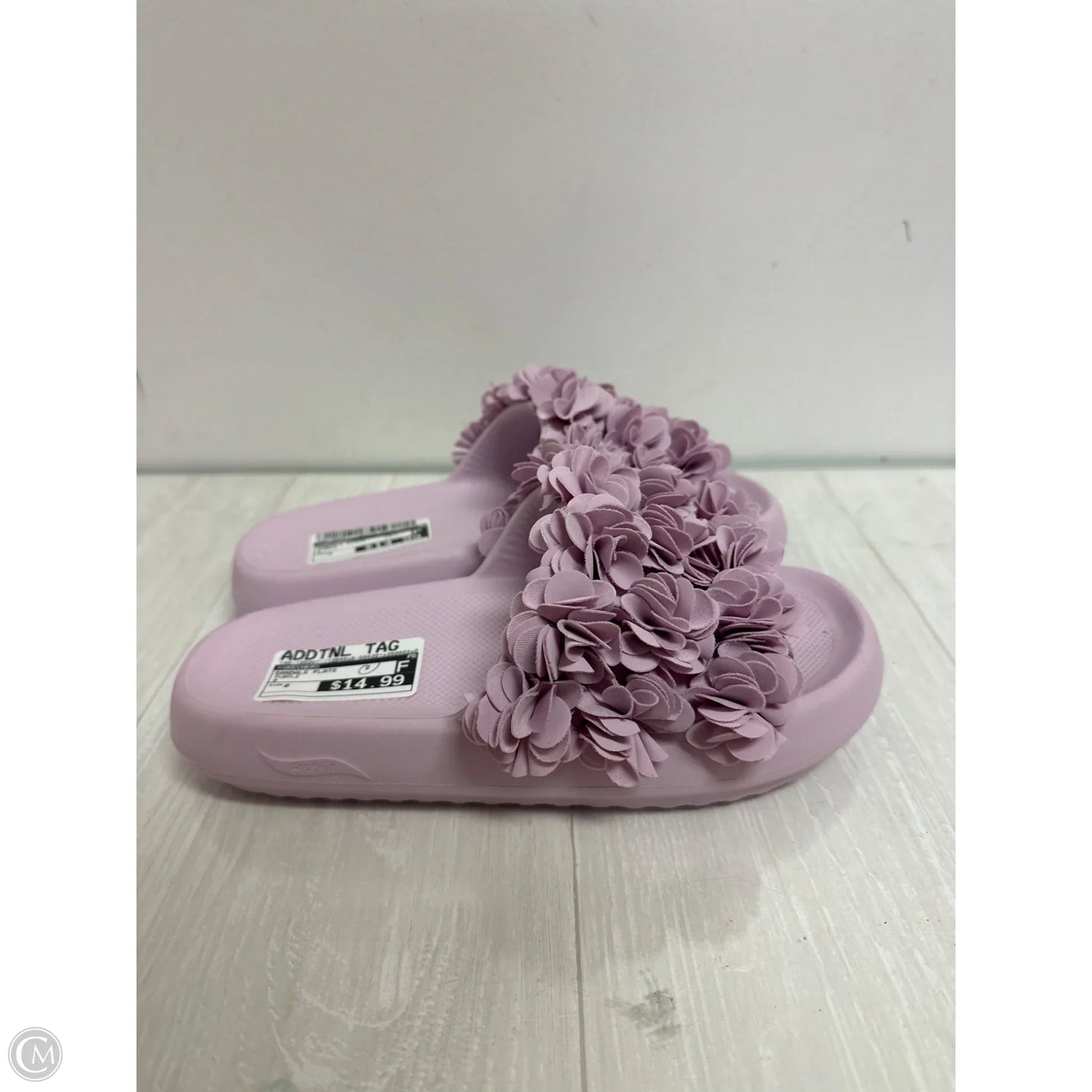 Sandals Flats By Skechers In Purple, Size: 8