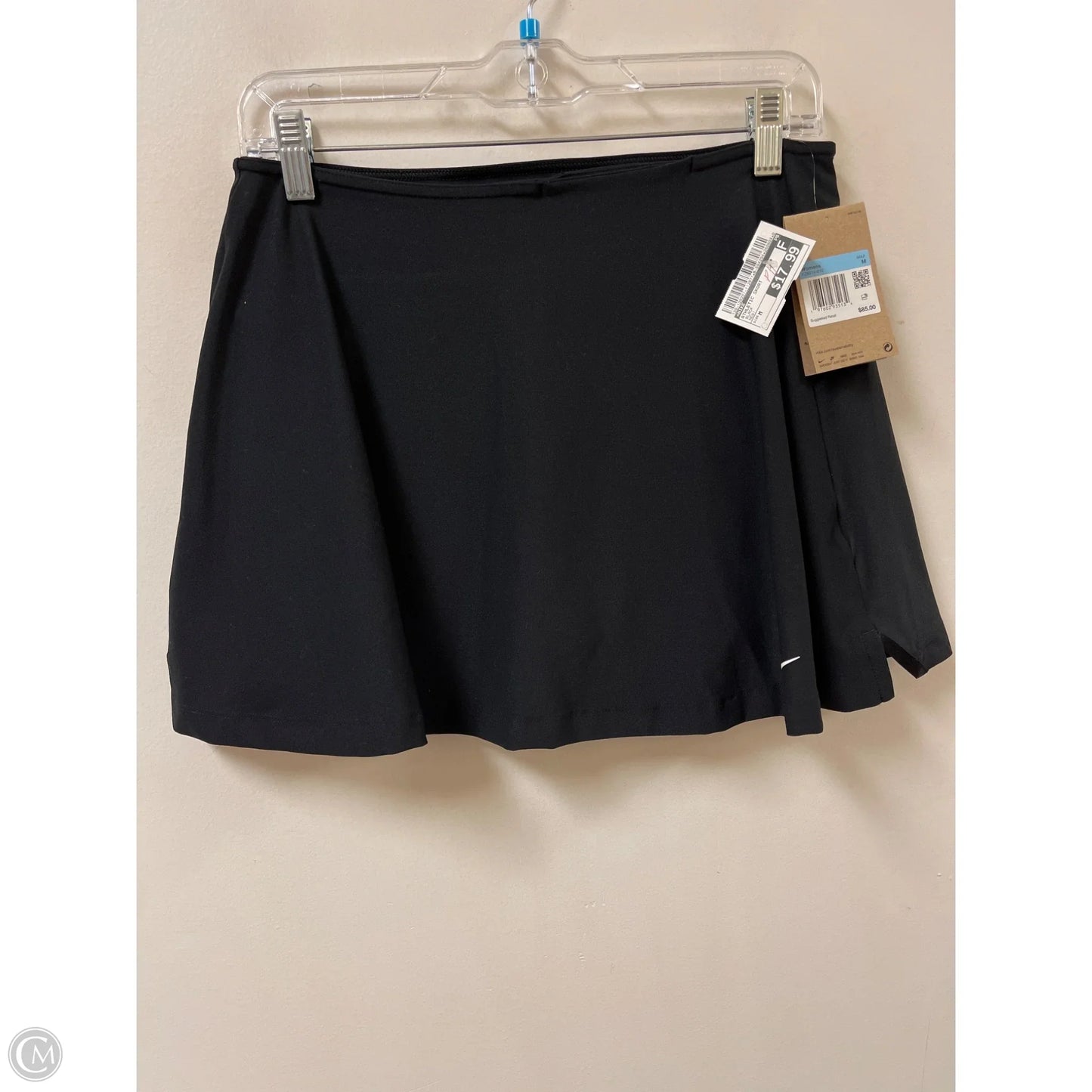 Athletic Skort By Nike In Black, Size: M