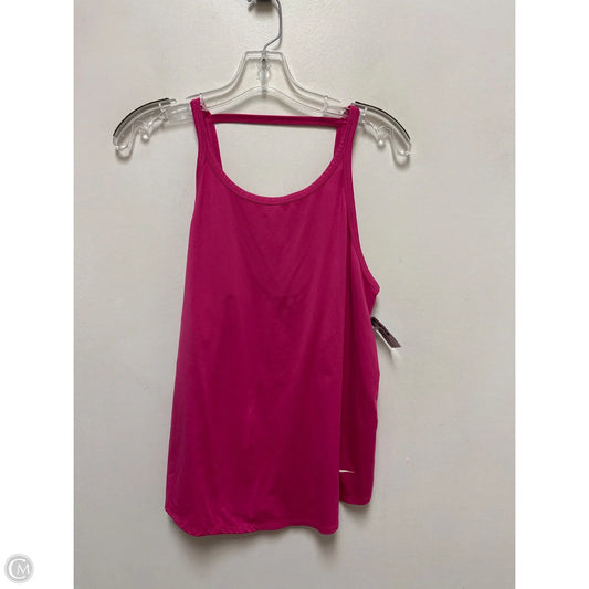 Athletic Tank Top By Nike In Pink, Size: S