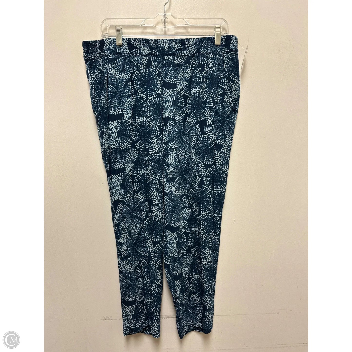 Pants Wide Leg By Vintage America In Navy, Size: 12