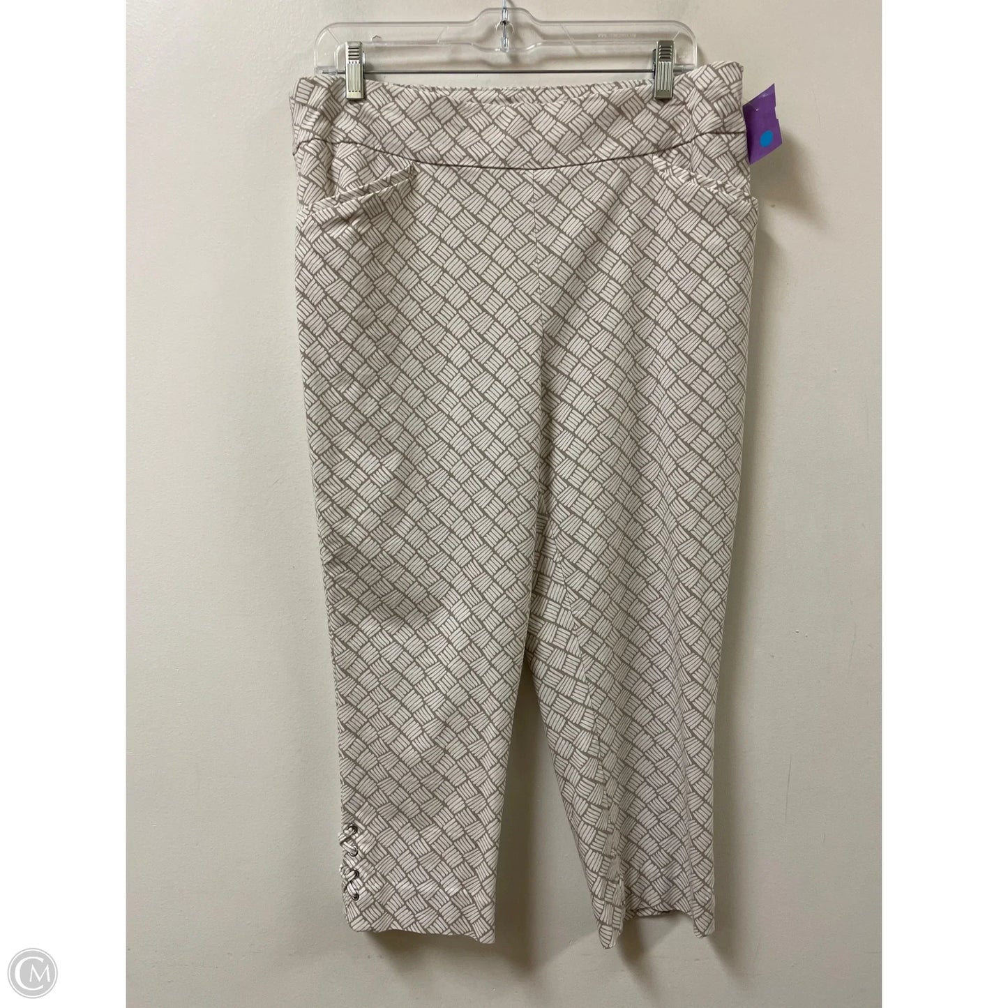 Pants Other By Chicos In Cream & White, Size: 12