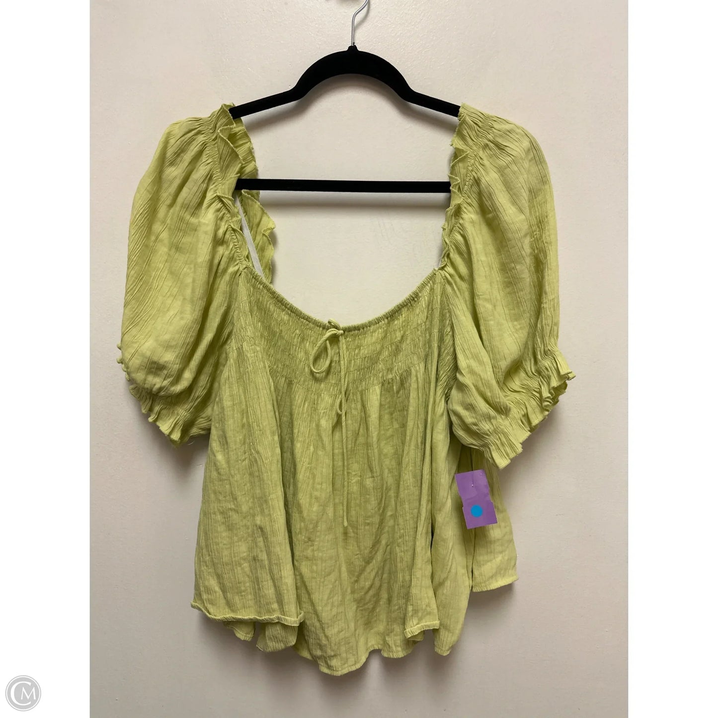 Top Short Sleeve By Arula In Green, Size: 3x