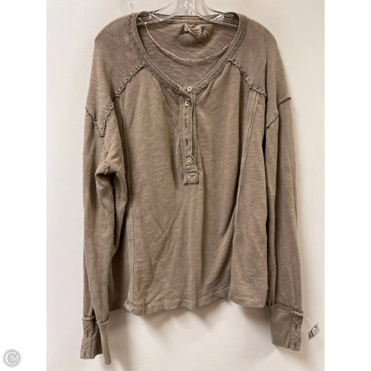 Top Long Sleeve By We The Free In Red, Size: Xl