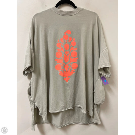 Athletic Top Short Sleeve By Free People In Cream, Size: L