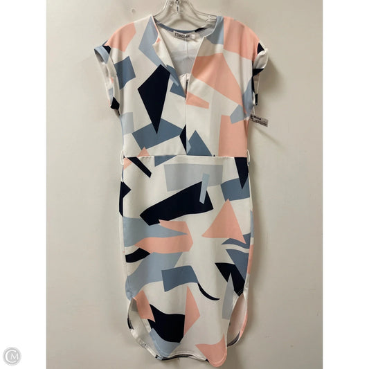 Dress Casual Midi By Clothes Mentor In Blue & Pink, Size: S