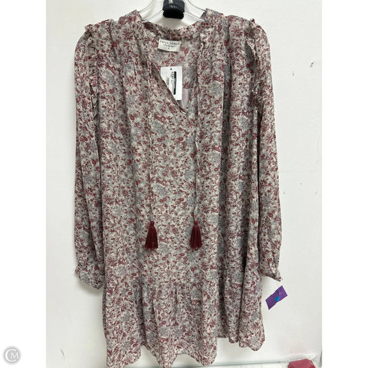 Dress Casual Short By Dress Forum In Cream & Red, Size: S