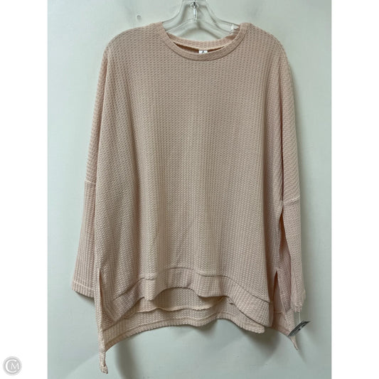 Top Long Sleeve By Anrabess In Pink, Size: L