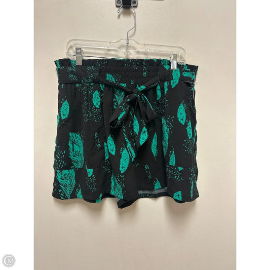 Shorts By Clothes Mentor In Black & Green, Size: 20