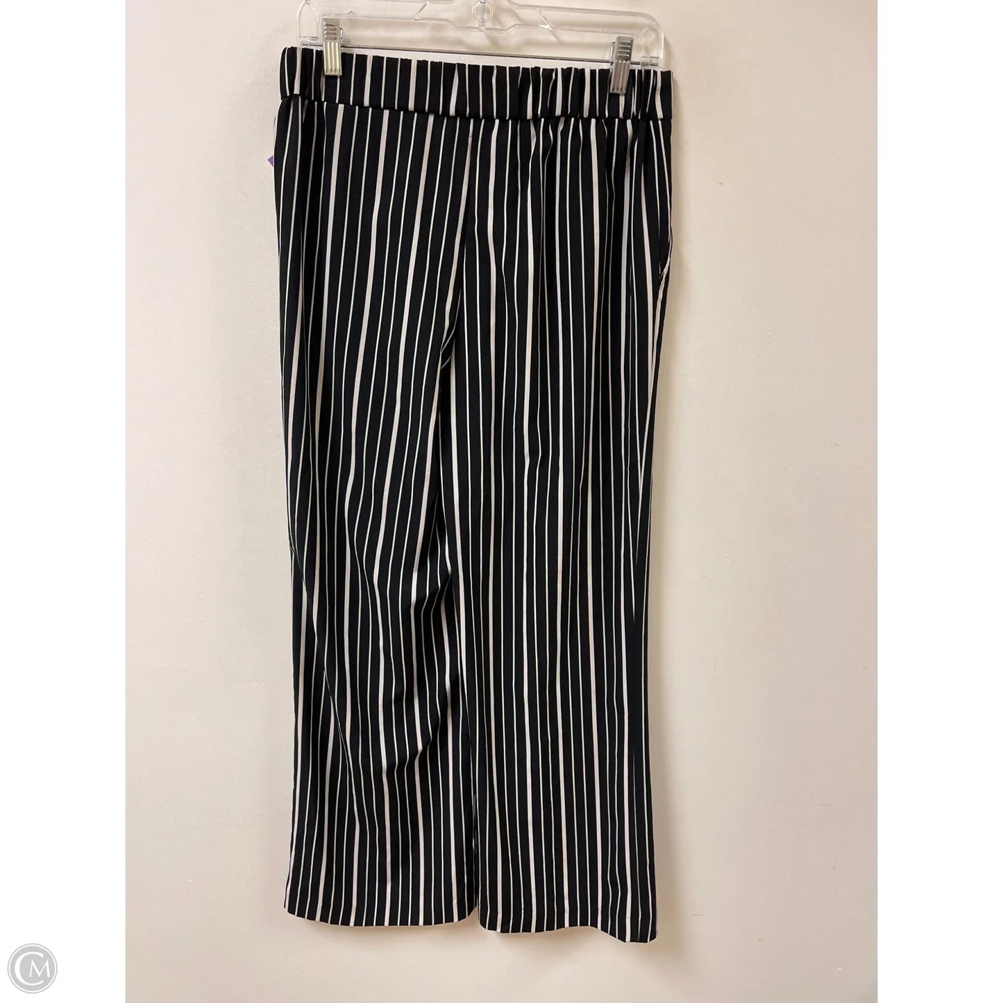 Pants Wide Leg By Counterparts In Black & White, Size: 4