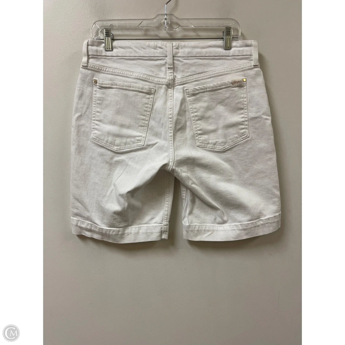 Shorts By 7 For All Mankind In White Denim, Size: 10