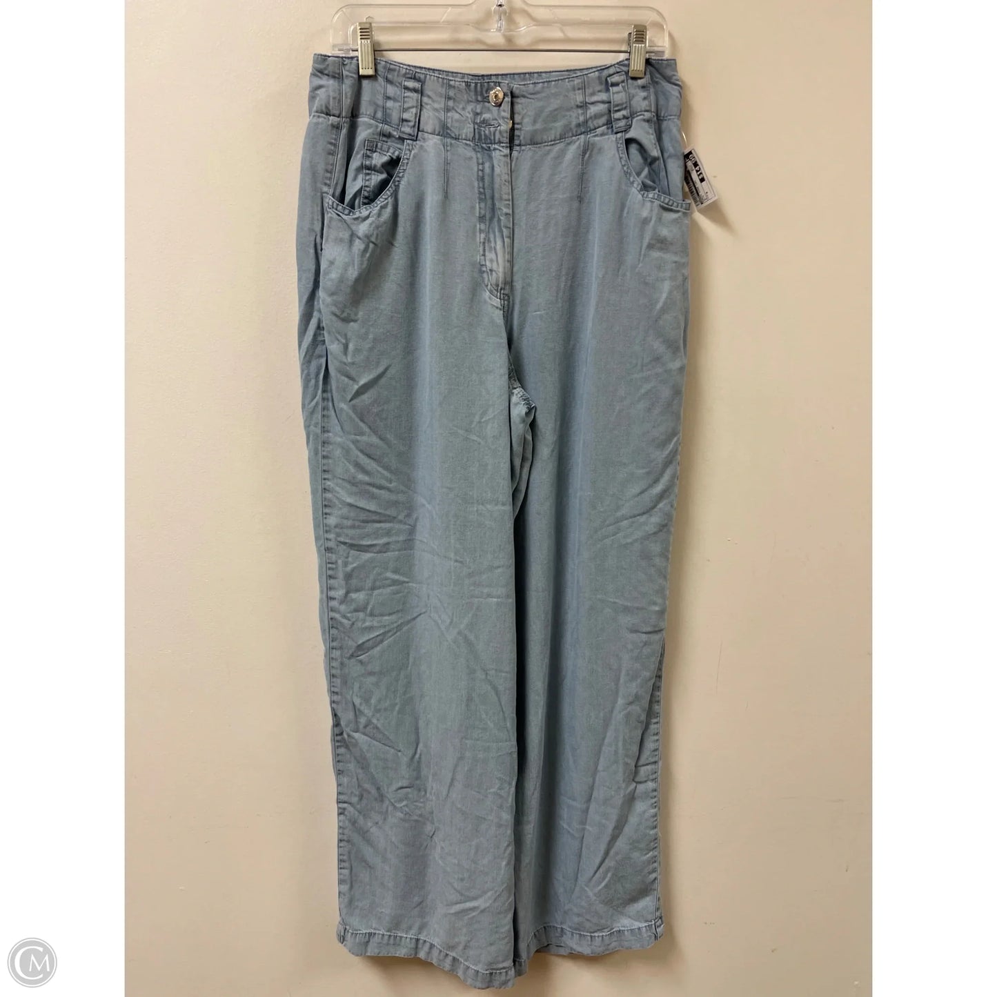 Pants Wide Leg By Dkny In Blue, Size: 8