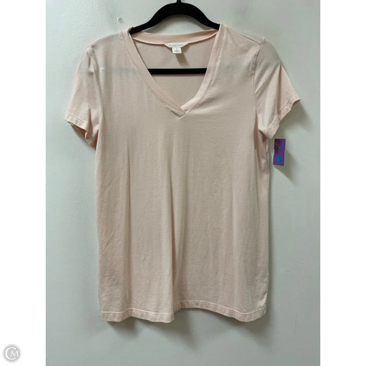 Top Short Sleeve By Caslon In Pink, Size: S
