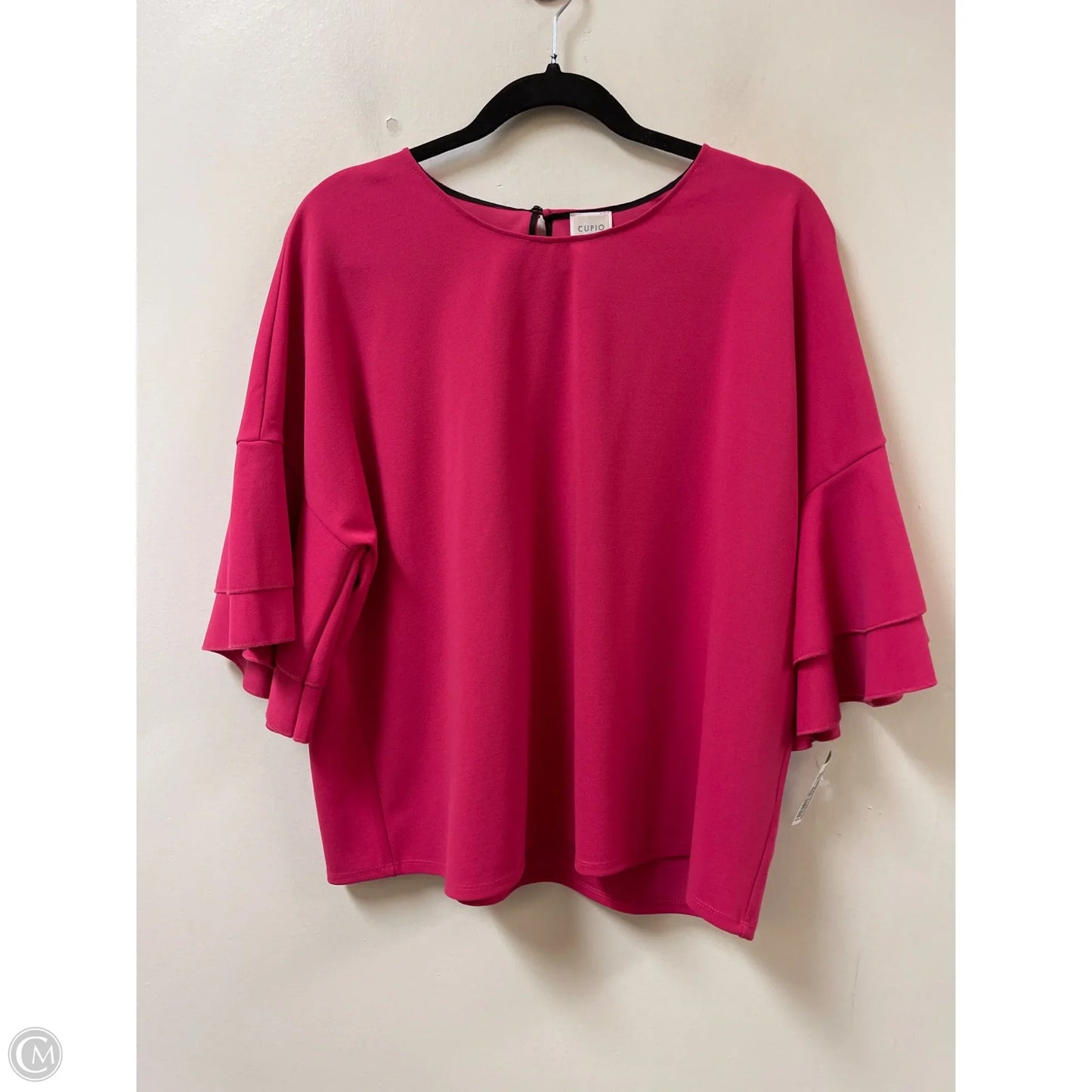 Top Long Sleeve By Cupio In Pink, Size: Xl